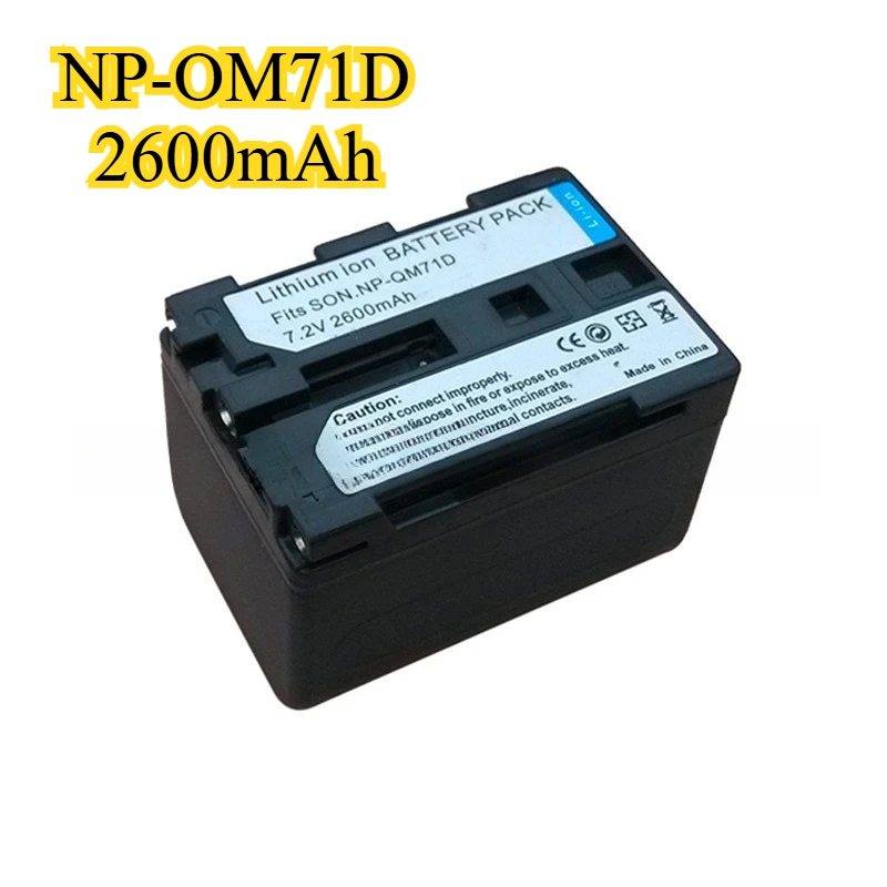 

2600MAH NP-QM71 Compatible with For Sony NP-QM71D FM50 FM70 Camera Battery