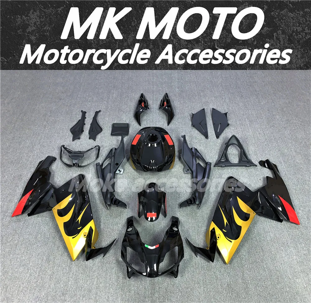 

Moke moto Motorcycle Fairings Kit Fitfor Aprilia Rs125 2006 2007 2008 2009 2010 2011 Bodywork Set Abs Injection Black Glod