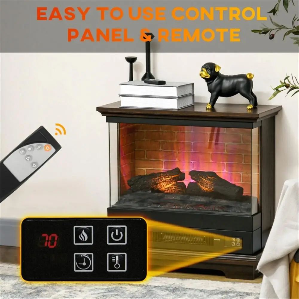 1400W 26-inch Electric Fireplace for Home Decor - Fast Shipping from (Not Available at)