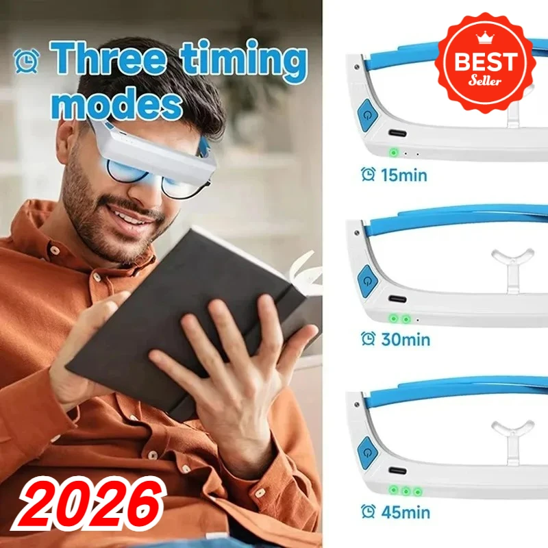 

SAD Светотерапевтическая лампа, очки для терапии депрессии, настроения, носимые светодиодные лампы, защита от укачивания, SAD-терапия, очки для фототерапии