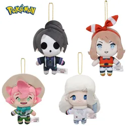 Genuine Pokemon Trainer Series Melony May Milo Allister Plush Pokémon Pendant Toy Kawaii Doll Soft Stuffed Elf Doll Kids Gift