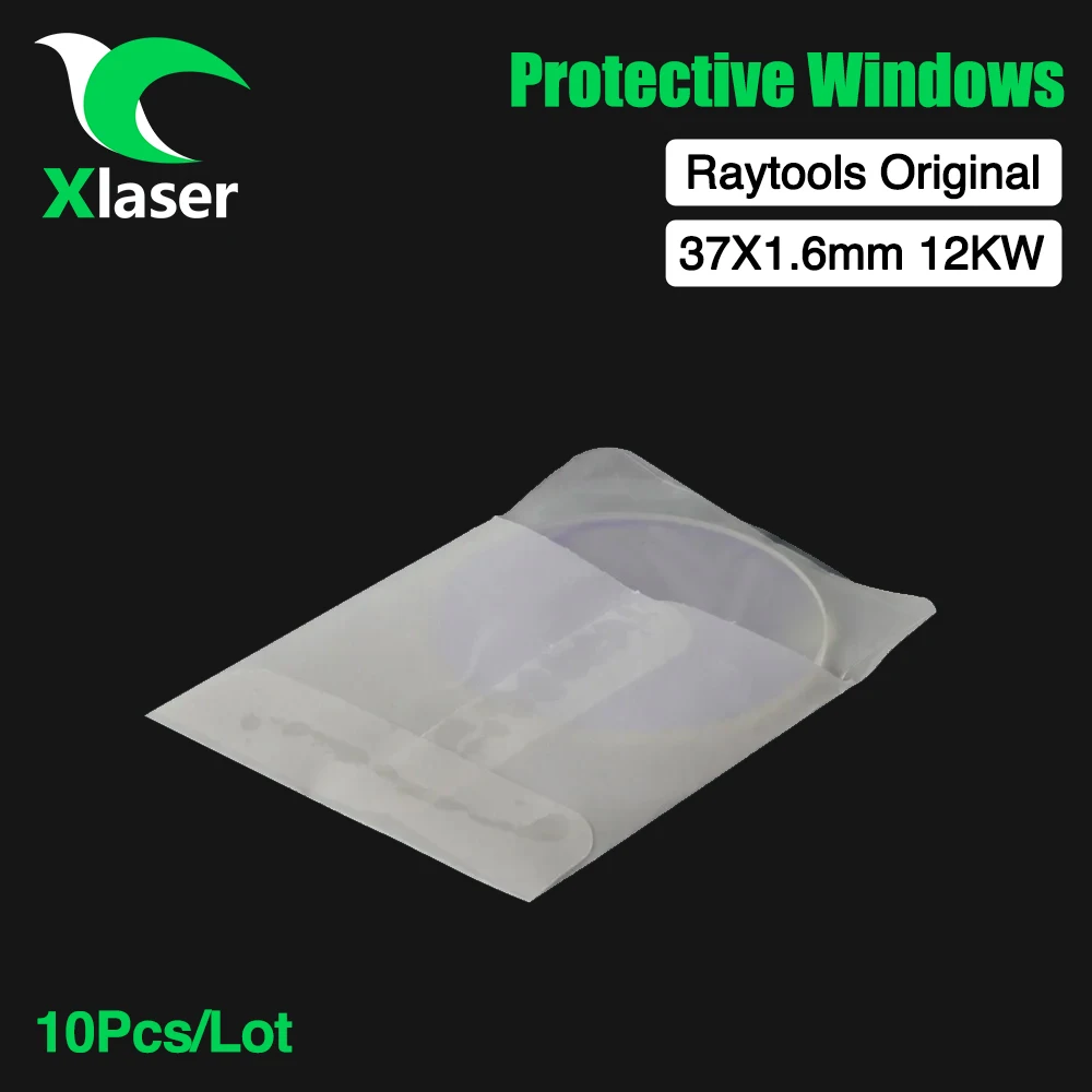 10pcs/Lot Raytools Original Protective Windows 37*1.6mm 211LCG0045 12KW Lens For Raytools BM115 BM114S Fiber Laser Cutting Head