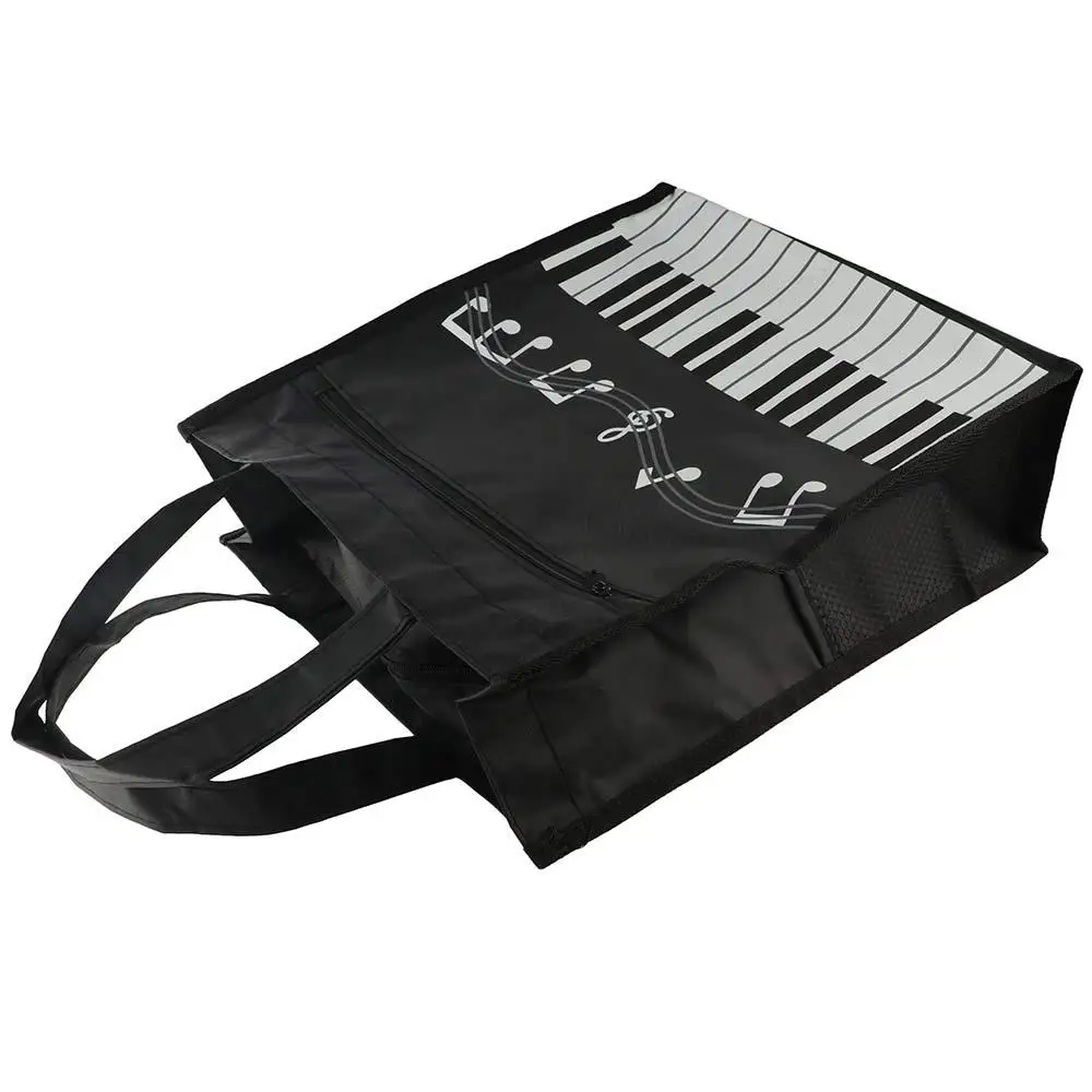 Gift Durable Piano Keys Handbag Colorful Washable Tote Bag Portable Creative Grocery Storage Bag Music Lovers