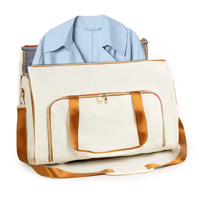 

Foldable Luggage Bag Portable Travel Garment Bags Large Capacity Duffel Pack Expandable Clothes Storage Backpacks Shoulder bags