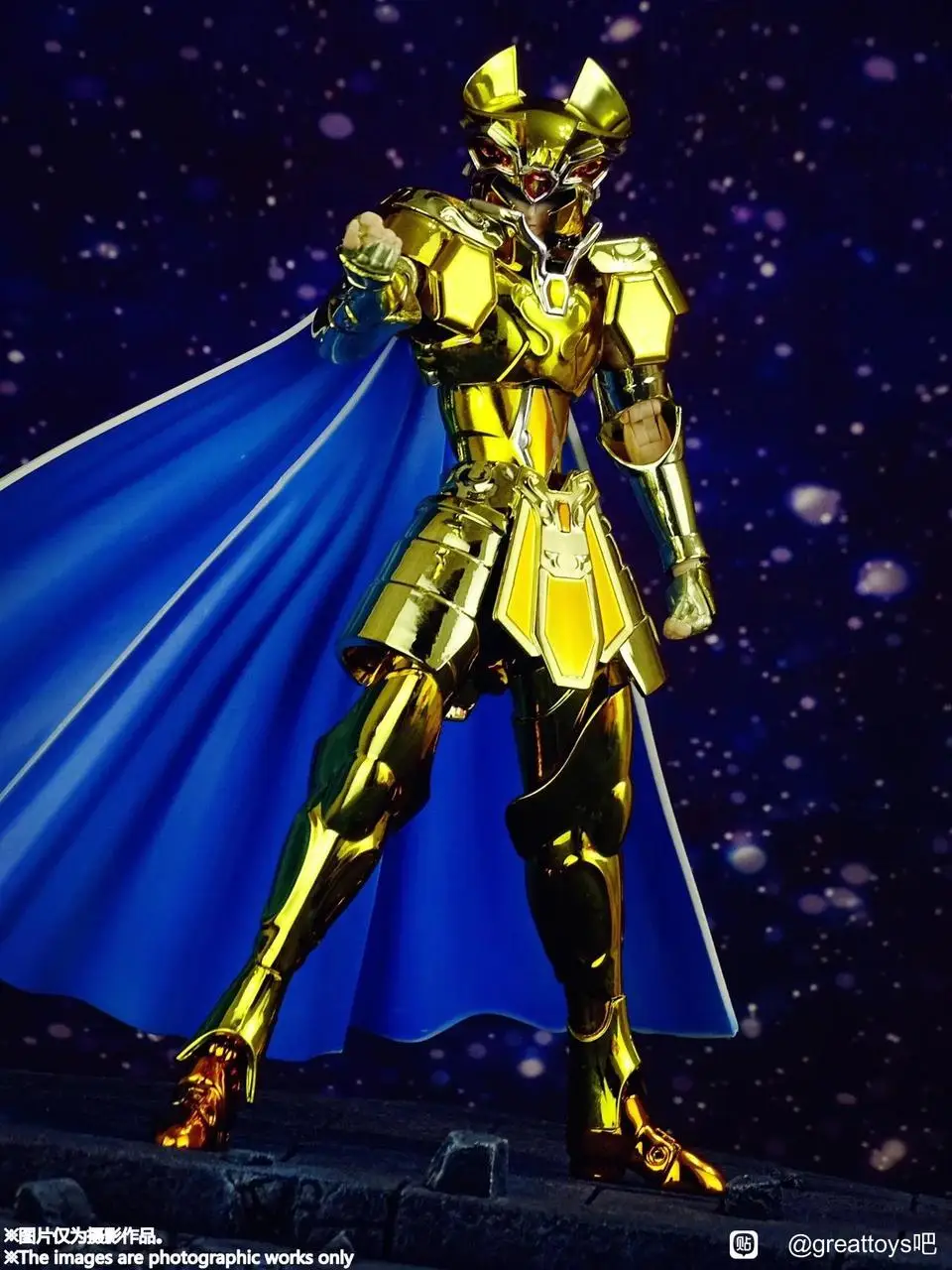 

Saint Seiya Myth Cloth EX Gemini Saga Action Figure - CS Model Gold Knights of The Zodiac Collectible in Stock