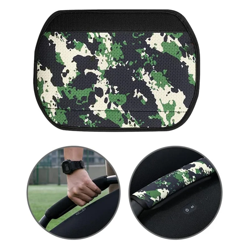 BNVN-For Boombox حزام المعصم الواقي وسادة حماية المعصم وسادة قبضة مكبر الصوت غطاء مقبض أسود #3