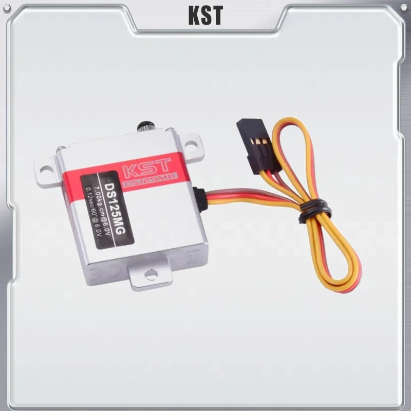 

KST DS125MG 7KG 6V High Torque Metal Gear Digital Servo for Fixed-wing FPV Drone UAV Helicopter Airplane RC Models