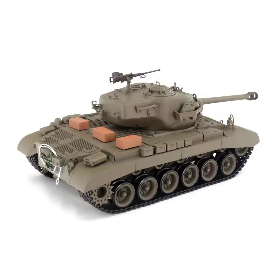 2.4Ghz Henglong 1/16 Scale 7.0 Plastic Ver M26 Pershing RTR RC Tank Model 3838 Outdoor Tools Toys Radio Machine Sound Light