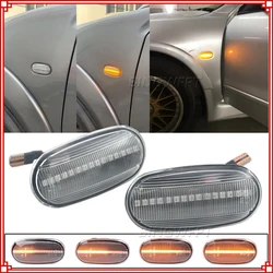 2x Car LED Turn Signal Lamp For Mitsubishi Triton L200 2005-2015 Pajero Montero Sport Nativa 2008-2016 Side Marker Blinker Light