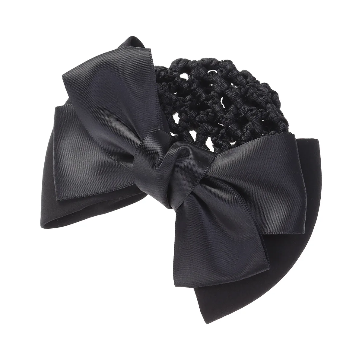 

Bow Hair Snood Elastic Net Women Reusable Bun Hairnets Beautiful Knot Fits Clothes Office Party Date High Elasticity Cloth Keeps