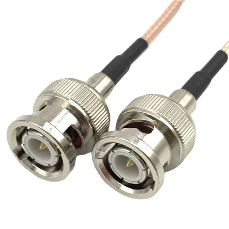 RG316 Coax Cable Q9 BNC Male Plug To BNC Male Crimp for RG316 SDI Signal Camera RF Pigtail Soft 50 Ohm Coaxial Cable