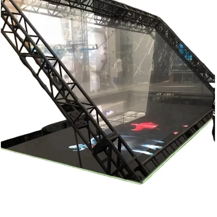 

hologram projector holographic 3d stage reflective projector foil film for stage