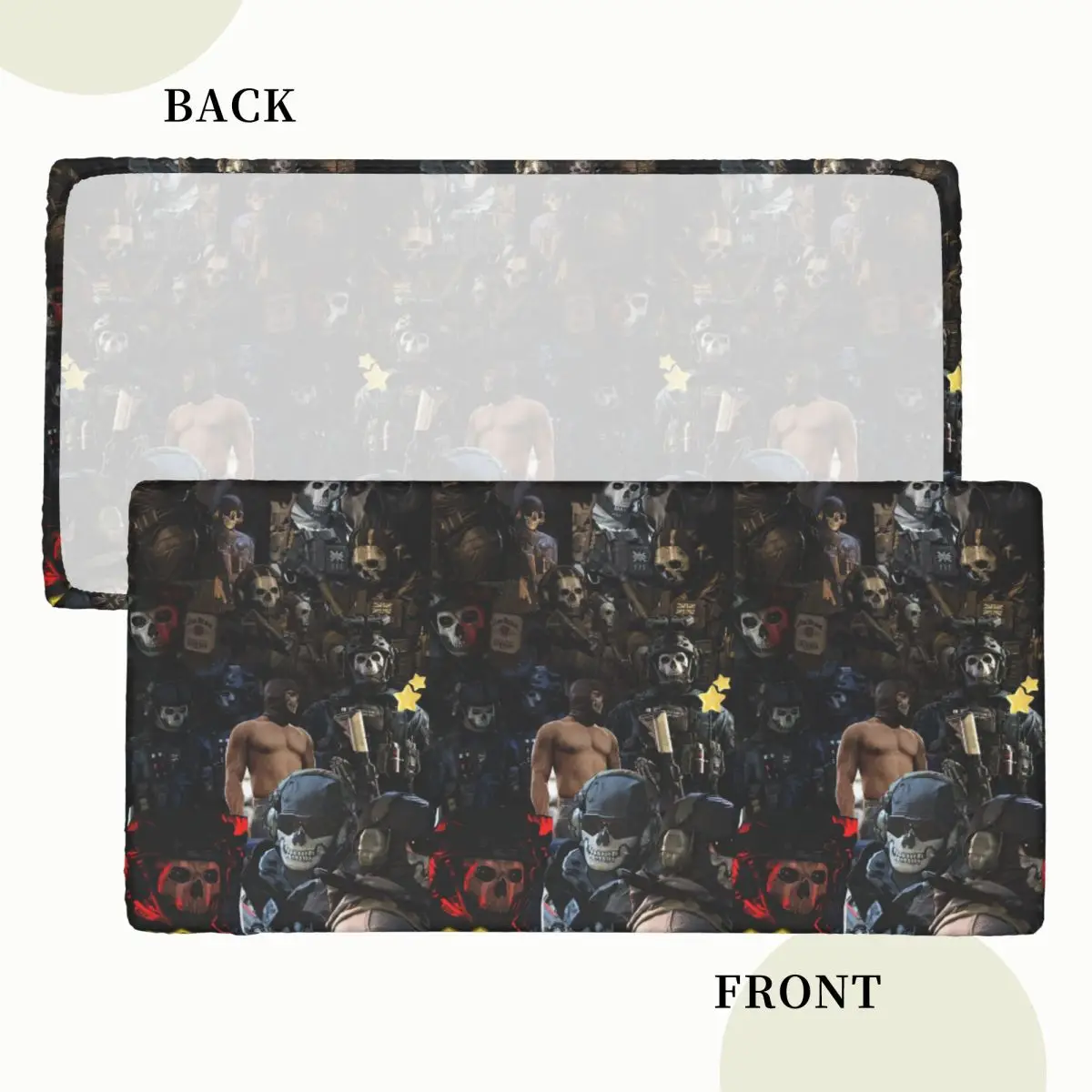 Simon Ghost Riley Custom Rectangular Tablecloth Waterproof Table Cover for Dining Events Table Cloth