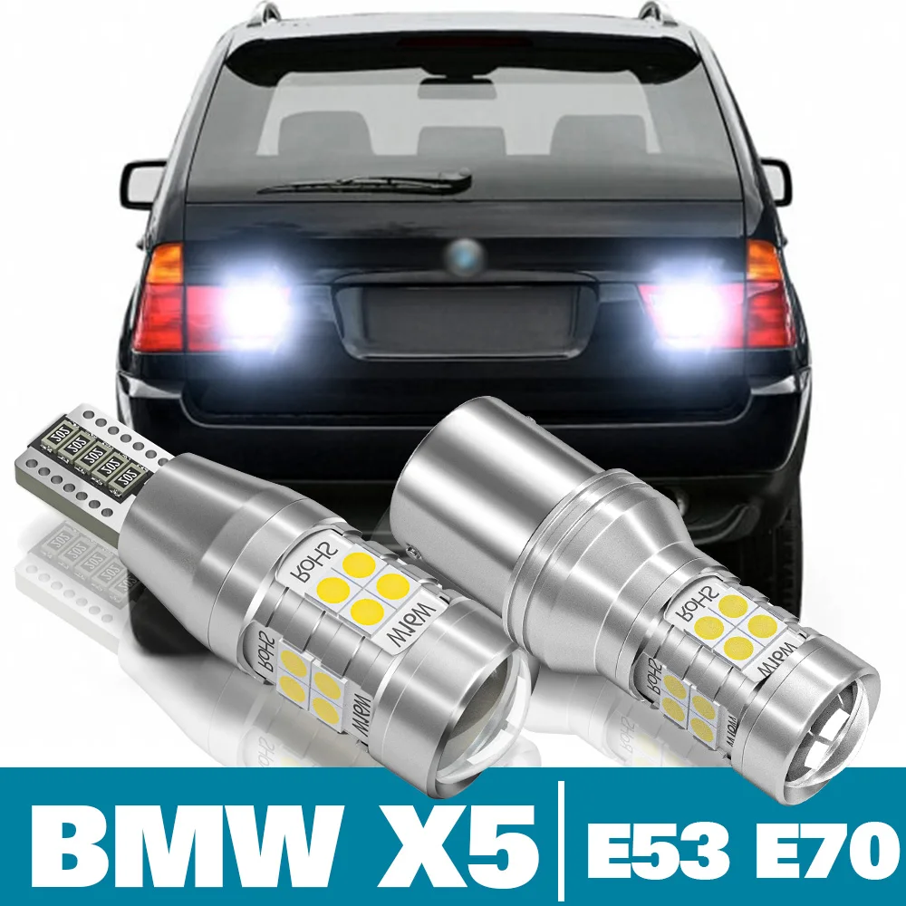 

2pcs LED Reverse Light For BMW X5 E53 E70 Accessories 2000-2013 2004 2005 2006 2007 2008 2009 2010 2011 2012 Backup Back up Lamp