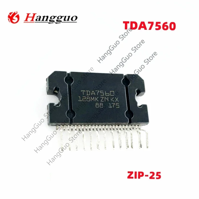 10PCS Brand new original  TDA7560 ZIP-25  4x45W Automotive Power  IC Chip Audio Amplifier