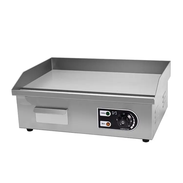 

Mongolian Bbq Restaurant Griddle Industrial Gas Range Freestanding With and Grill 304 Stainless Steel Flat Plate
