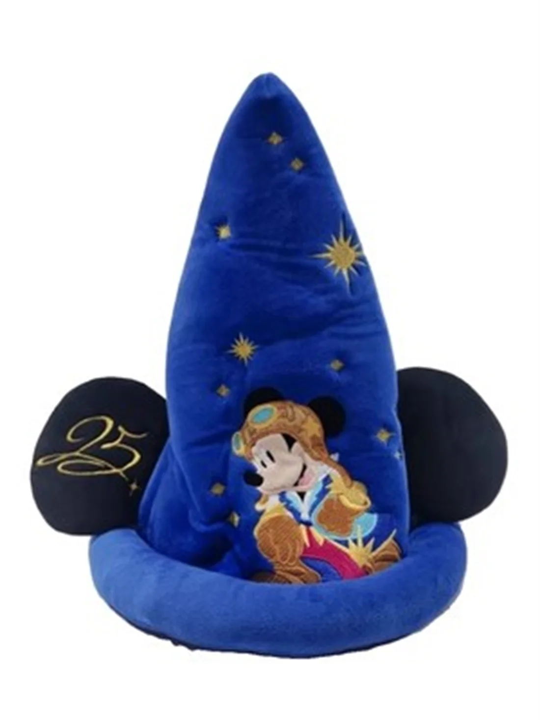 Original Disney Fantasia Wizard Mickey Hat Plush toys doll 30cm Plush hat party props Children\'s cartoon hat gift