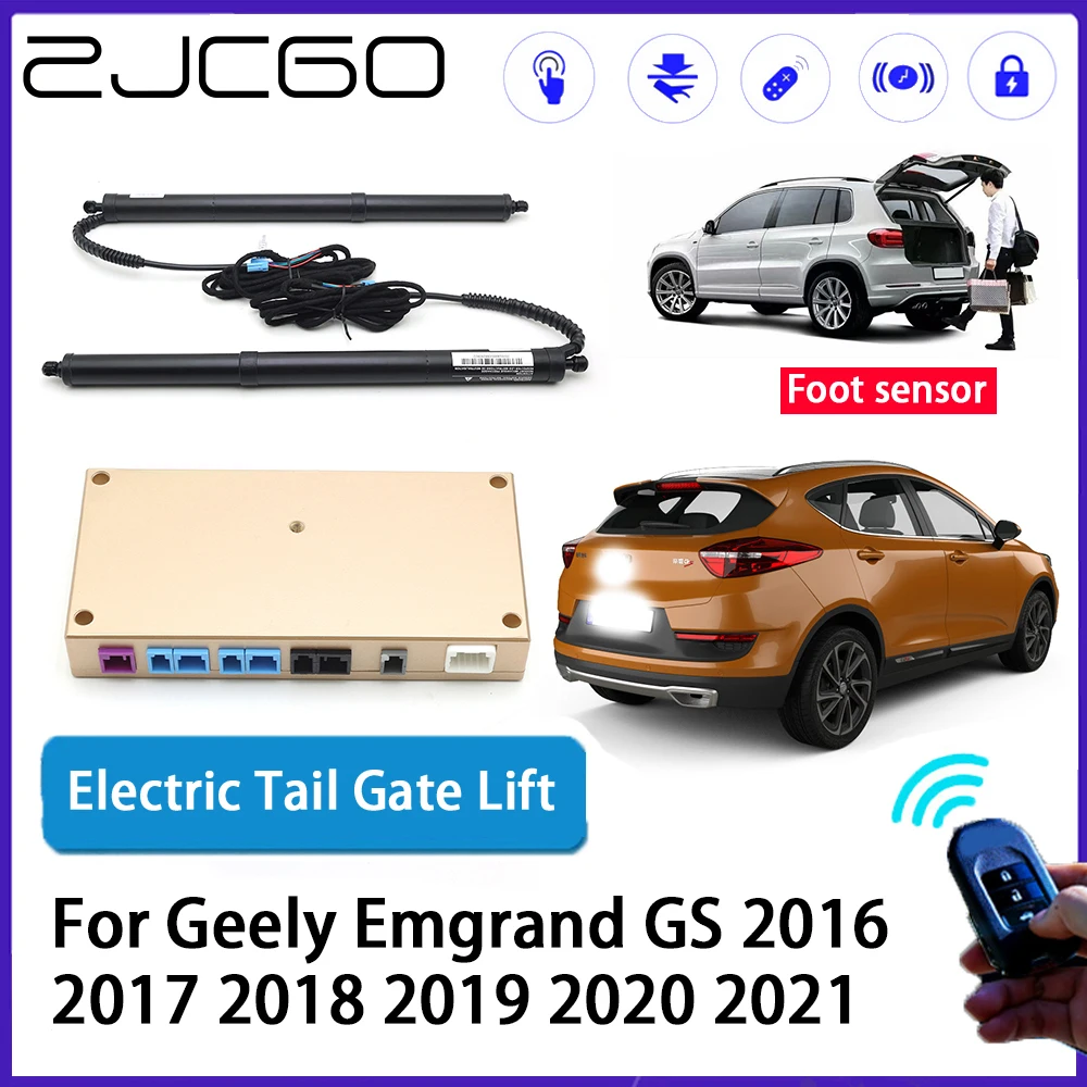 

ZJCGO Car Auto Trunk intelligent Electric Tail Gate Lift Automatic Tailgate Opener for Geely Emgrand GS 2016~2021