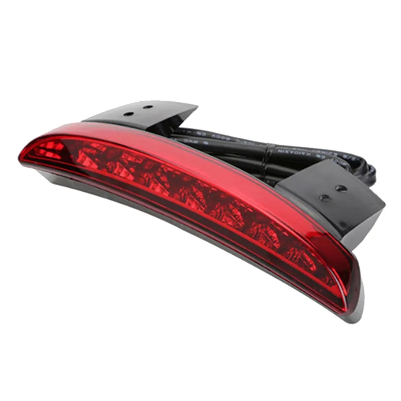For Sportster Iron 883 1200 Dyna XL883 Compatible Motorcycle Fender Taillight LED Brake Running Light-A28K