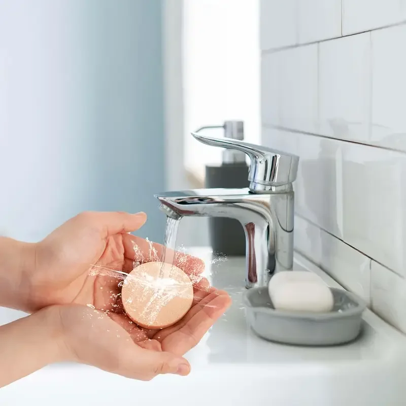 Éponges de maquillage rondes pour Application de fond de teint, bouffantes légères en mousse de polyuréthane hydrophile, 12 pièces