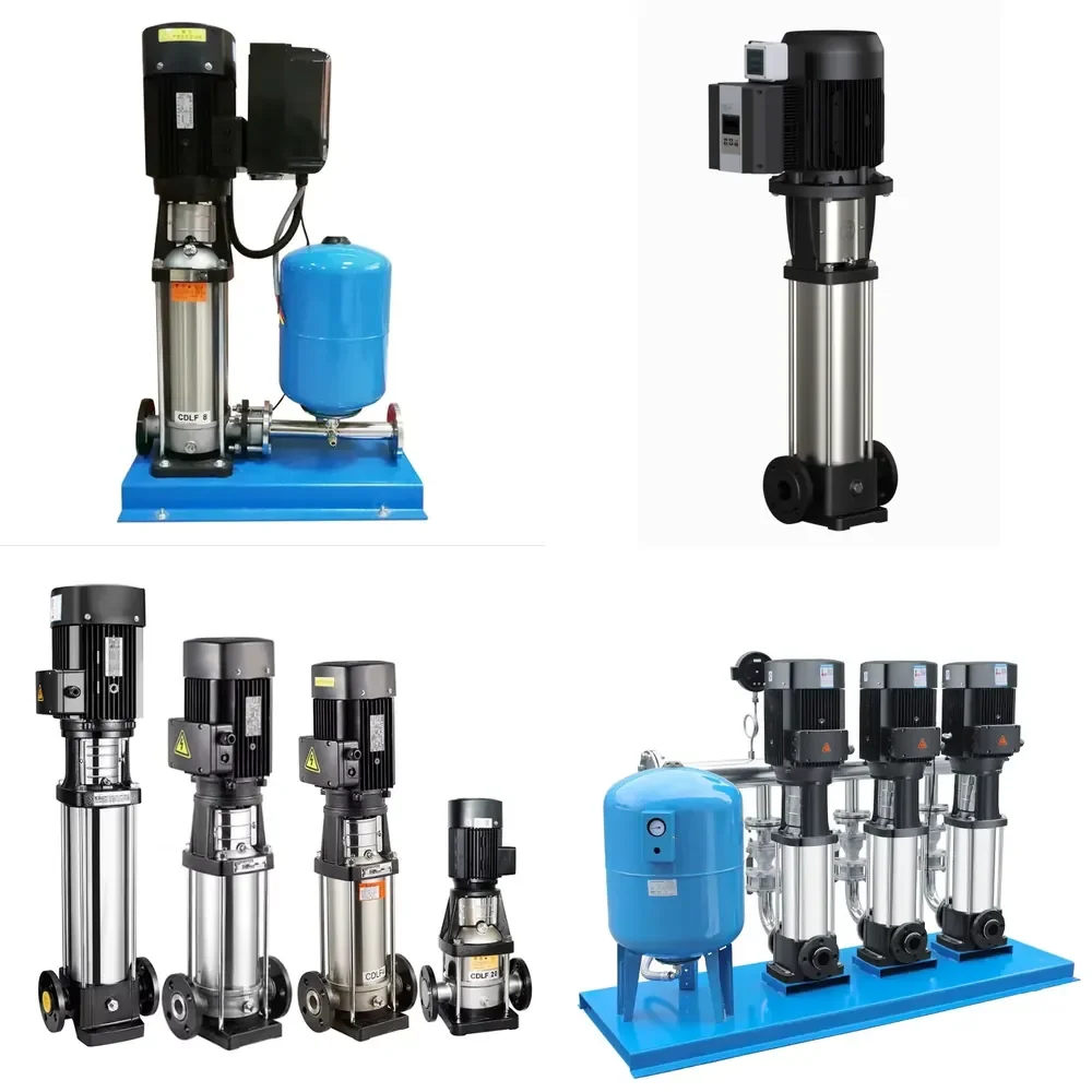 

Easy Installation Stainless Pump Headers Centrifugal Vertical Multistage Water Pump High Pressure with Cartridge Seal