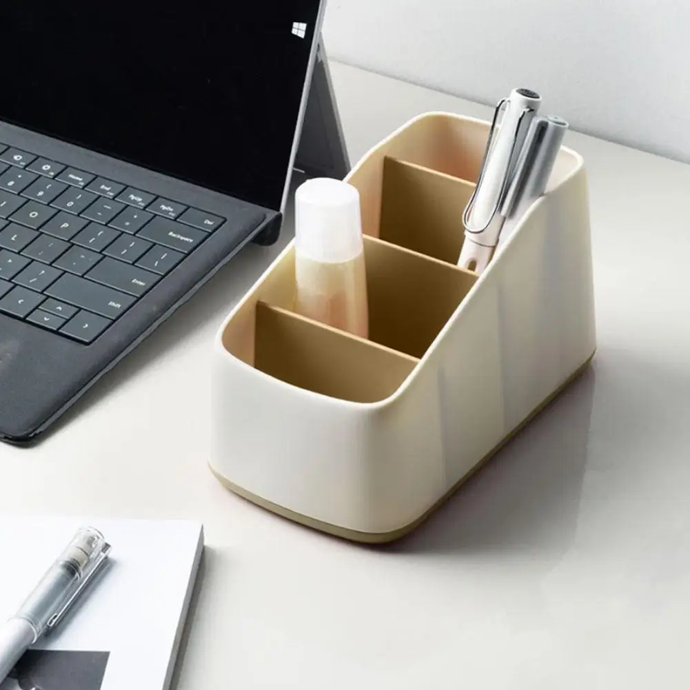 Remote Control Organizer TV Remote Holder For Table Multipurpose Desktop Storage Box Bedroom Living Room Organizer