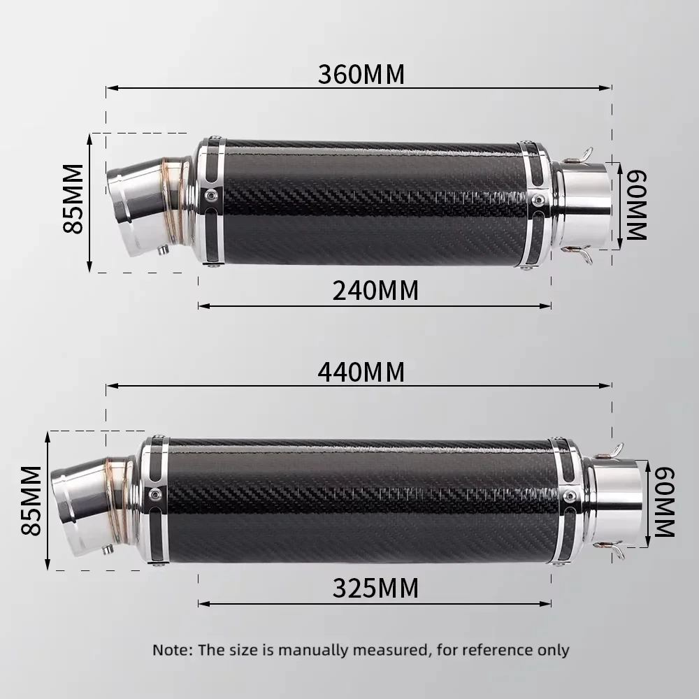 performance Motorcycle Exhaust Muffler Racing Scooter Sport Bike For Yamaha Honda pcx R6 xmax,Universal 51mm