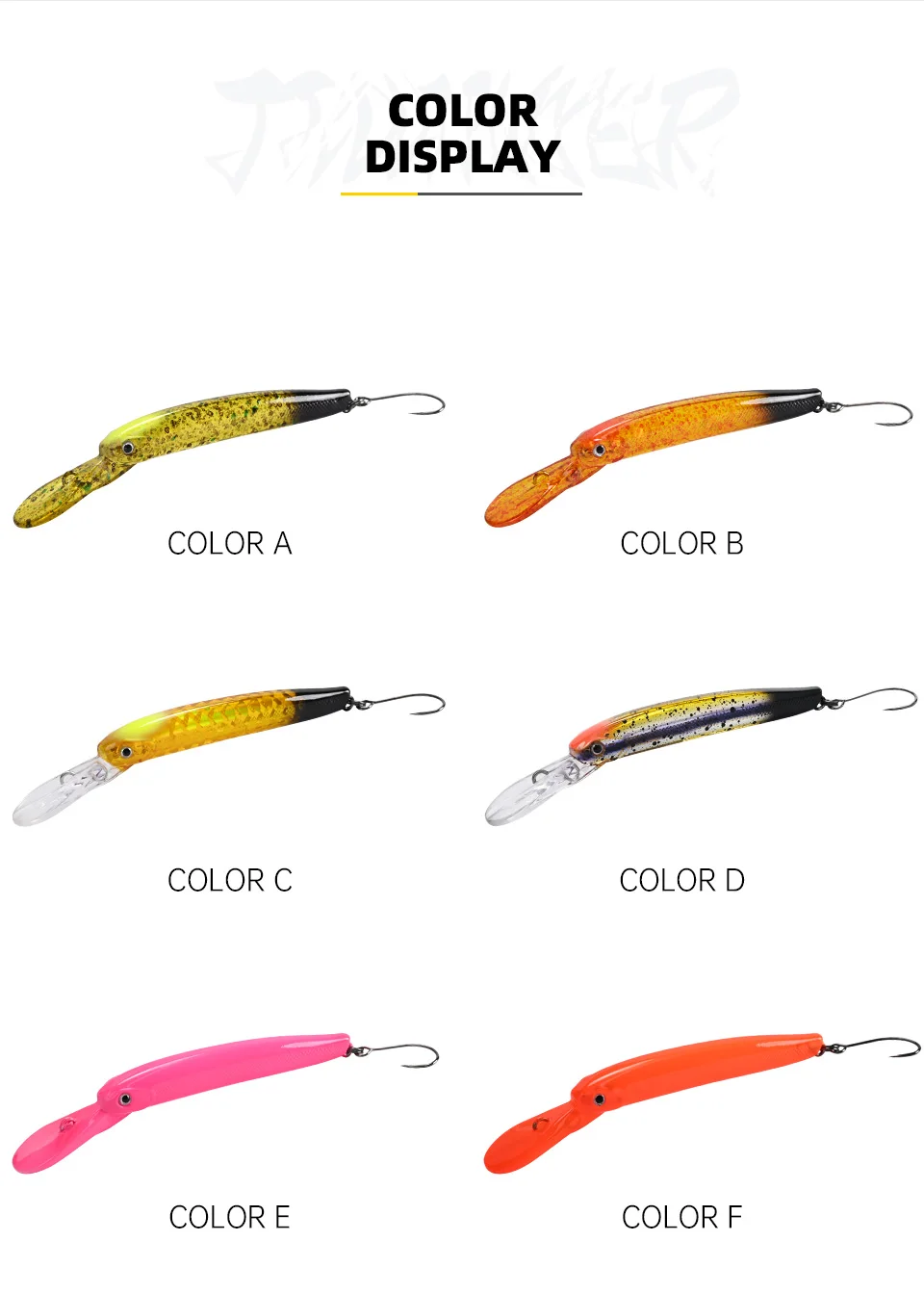 BLUX Trout Player 50mm 2g Schwimmender Slim Minnow Wobbler Angelköder Süßwasser-Crankbait Künstlicher Harter Köder Forellen-Angelzubehör – Detail 8