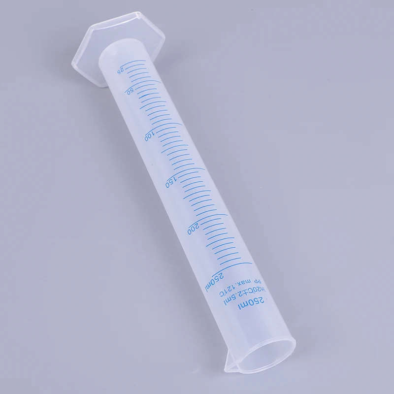 250ml measuring cylinder blue scale acid and alkali resistant measuring cylinder