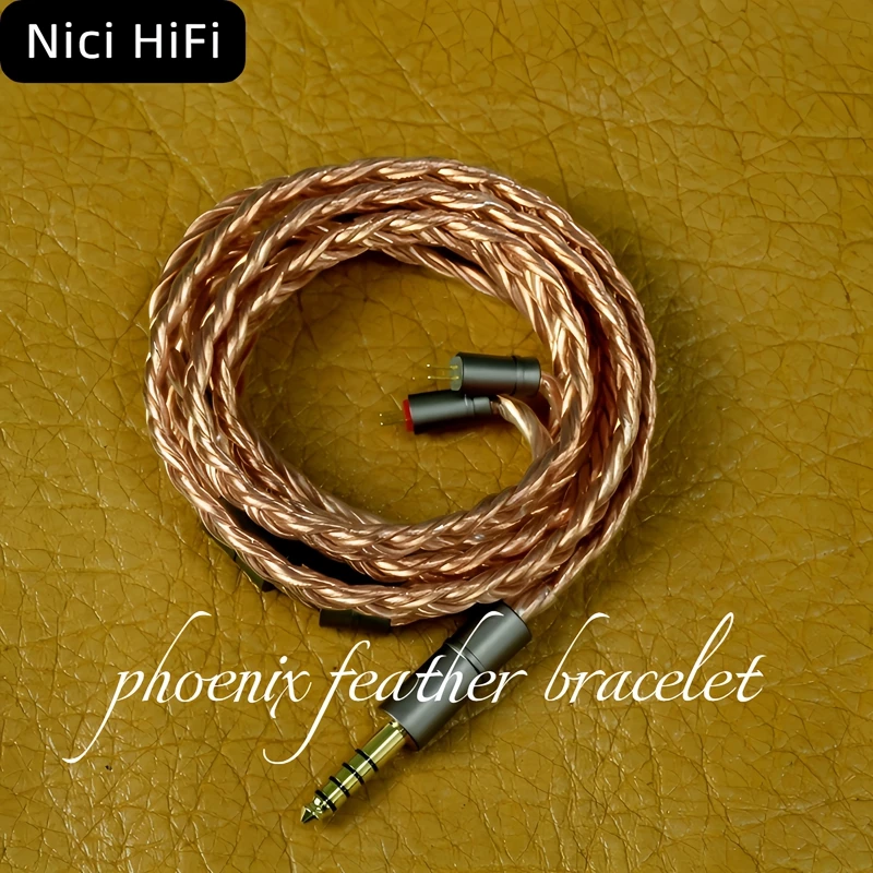 

Nici HiFi-13 6 Core Earphone Cable MMCX/0.78 2Pin/Stereo 3.5mm, Balanced 4.4mm, IEM Replacement Upgrade Cable
