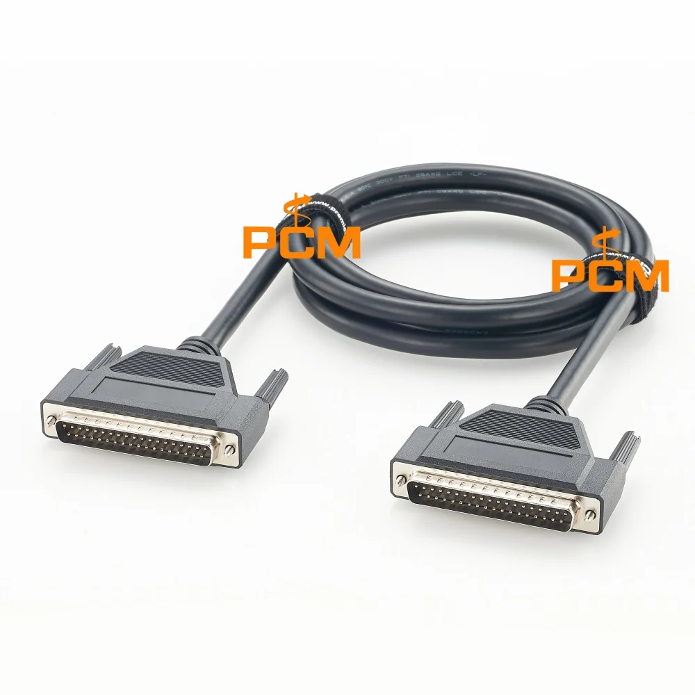 DB37 Stecker-zu-Stecker Abgeschirmtes Kabel D-Sub-Kabel Industrielles Datenerfassungs-I/O-Kabel Kompatibel mit Advantech PCL-10137 – Detail 1