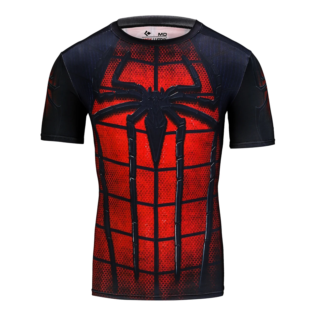 Mannen Digitale Sublimatie Gedrukt Running Rashguard Cody Lundin Hot Koop Workout Korte Mouw