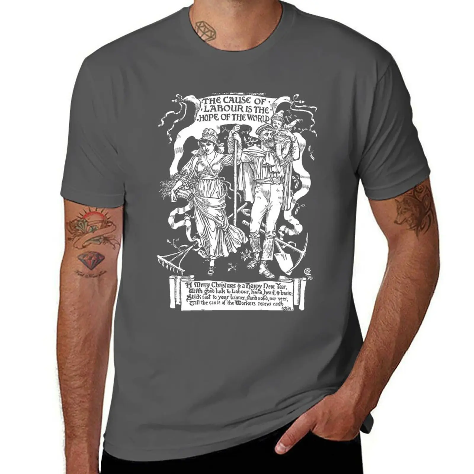 

The Cause of Labour Is the Hope of the World (1894) by Walter Crane T-Shirt funny t shirts cotton t shirt personalised T-Shirt
