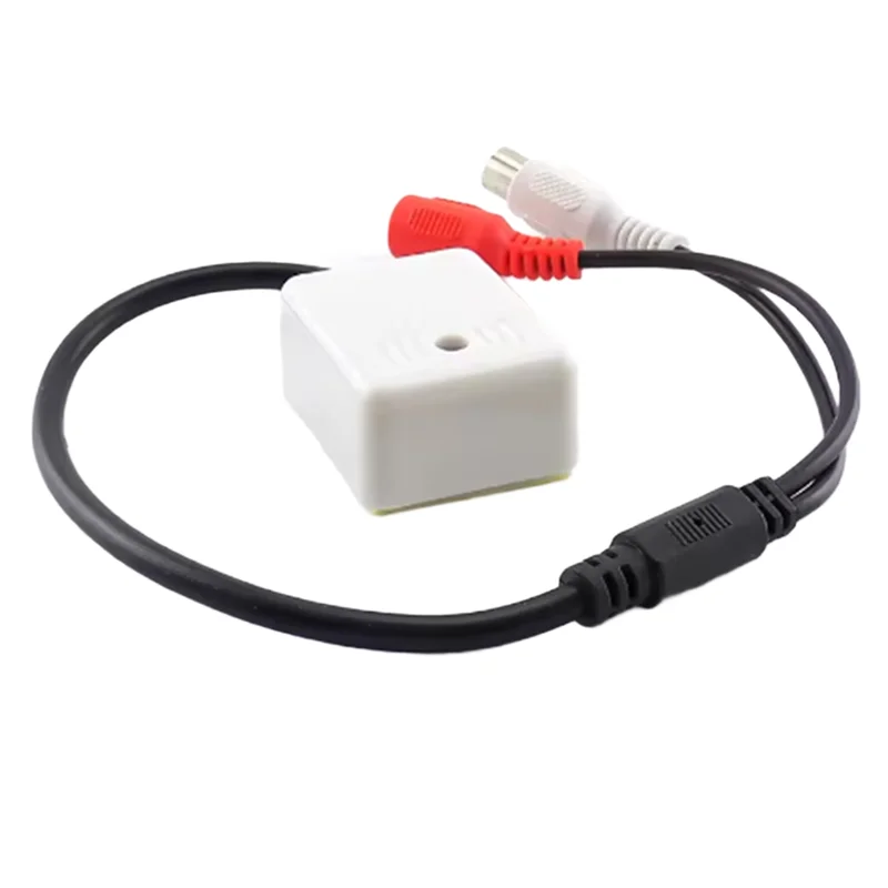 -BOFF Линейный тип микрофона Звуковая головка RCA-адаптер Аудио наблюдение Пикап Оборудование безопасности Купольный тип Коллекторный рекордер