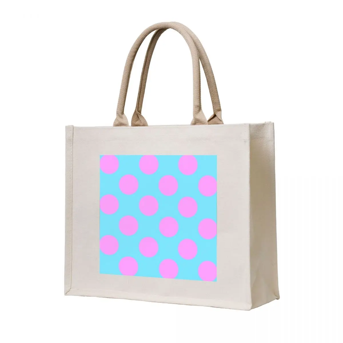 

Purple Polka Dots Tote Bag shopper bag woman bags woman 2025 Lady bag