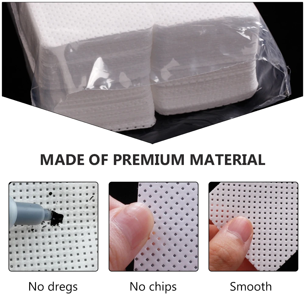 

1000pcs Bottle Cleaning Cotton Pads Premium False Lash Wipes Portable Skincare Tool Travel Compact Beauty Essentials for Makeup