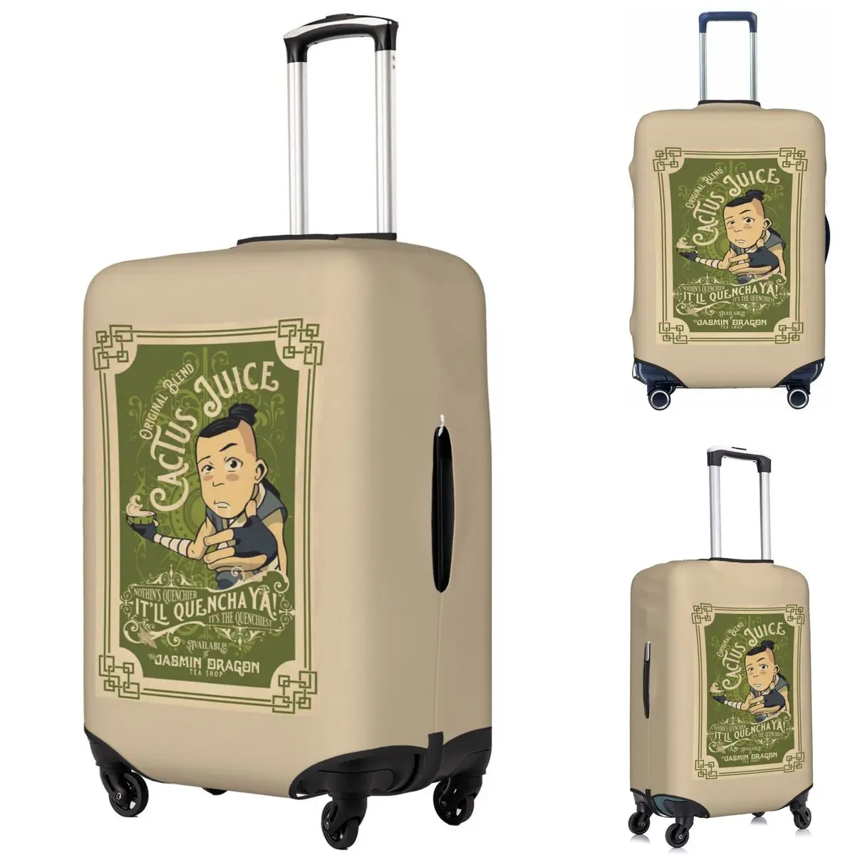 

Avatar The Last Airbender Suitcase Cover Protection Elastic Trip Luggage Protector Covers for 18-32 Inch