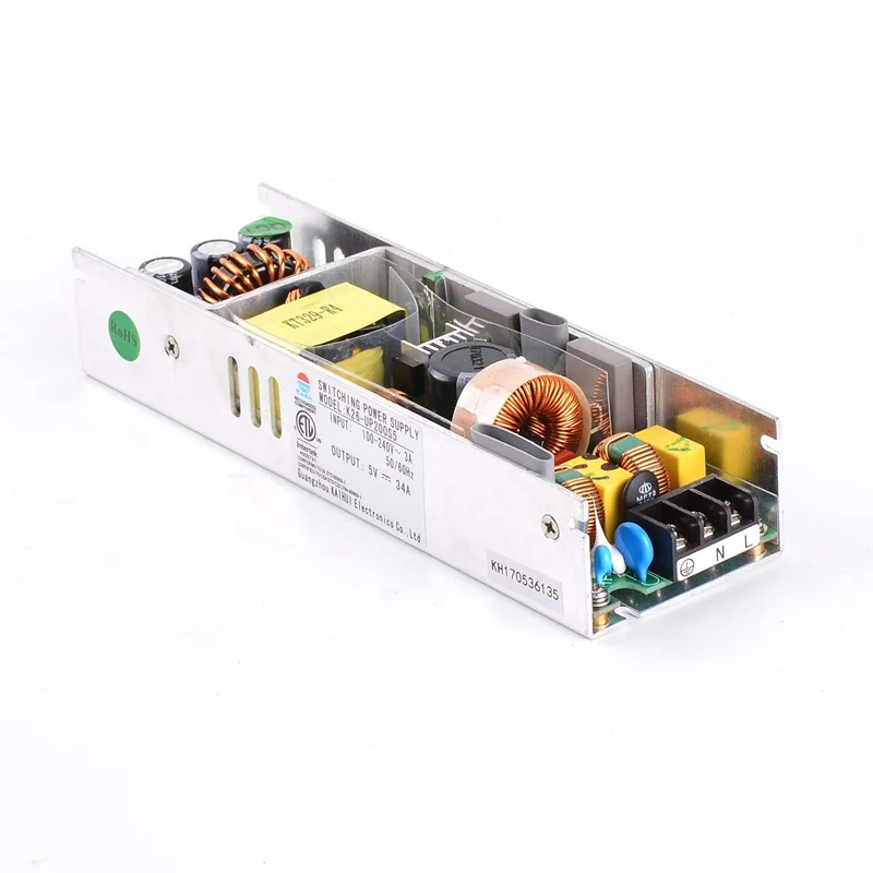 

ETL Certificate 5V 200W Open Frame Power Supply K26-UP200S5 with PFC Function