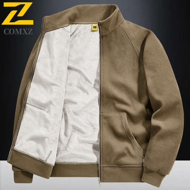 

COMXZ новая флисовая куртка осень-зима уличный утолщенный ветрозащитный кардиган толстовка топ теплая альпинистская одежда