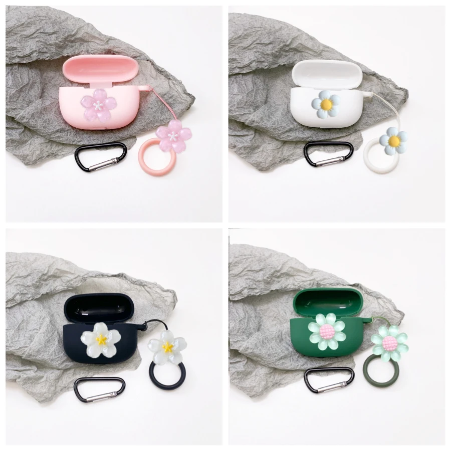 flower case For huawei FreeBuds SE2 SE3 SE4 / FreeClip 2 Case Silicone Earphone cover For huawei FreeBuds SE 4 ANC