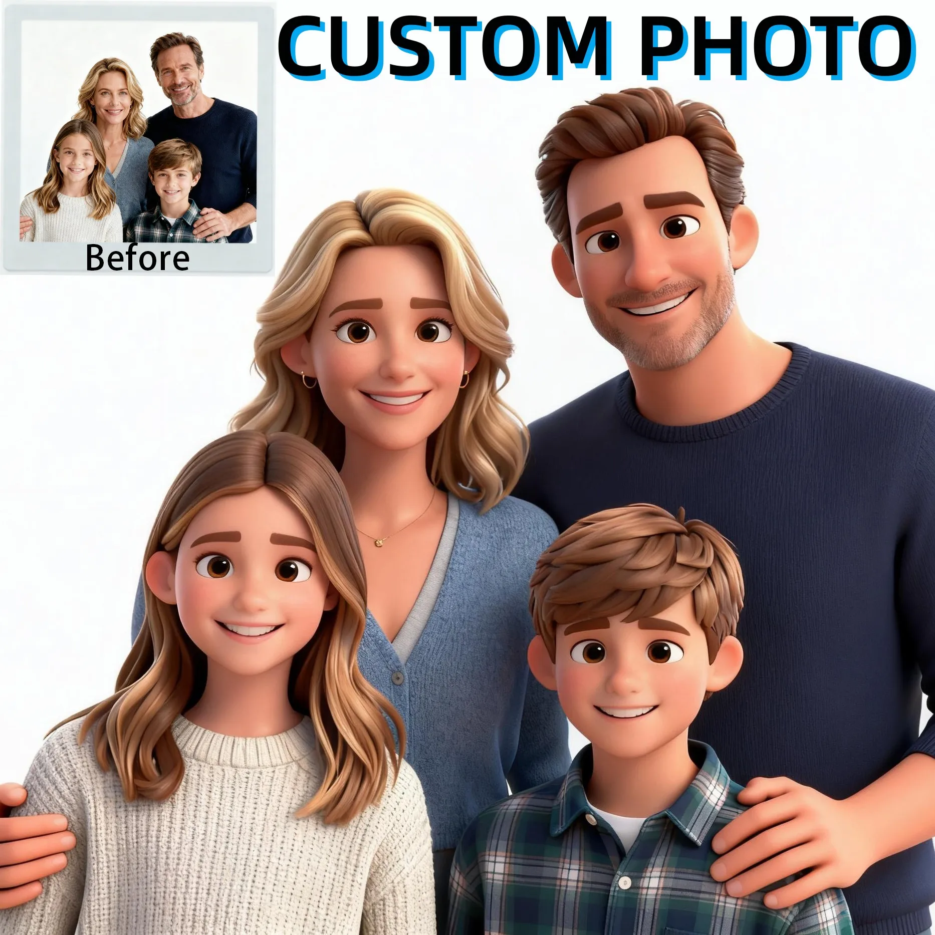 مخصص الكرتون نمط قماش المشارك المطبوعة صورة زوجين الأسرة الحيوانات الأليفة شخصية اللوحة لغرفة المعيشة الحديثة ديكور المنزل