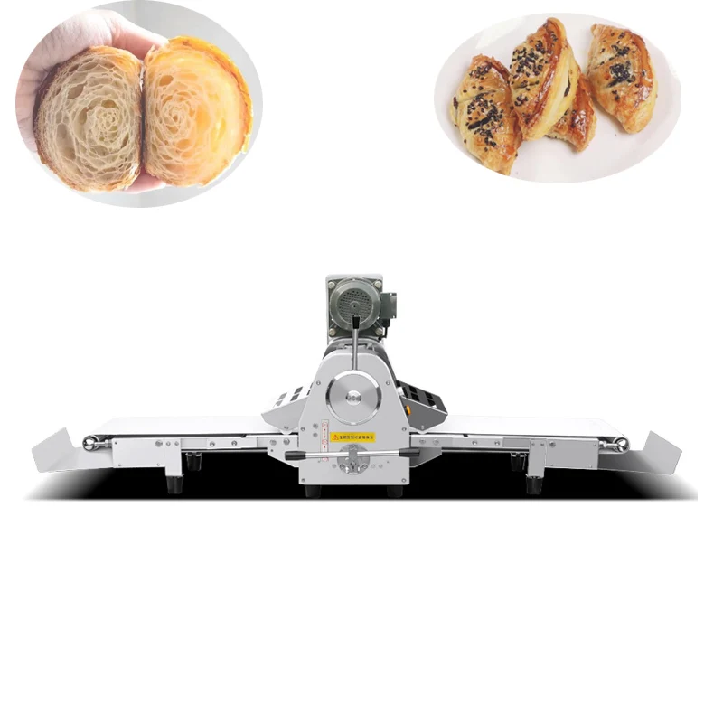 Mini Tabletop Manual Small Counter Croissant Laminadora De Masa Table Top Bread Pastry Making Dough Sheeter Machine