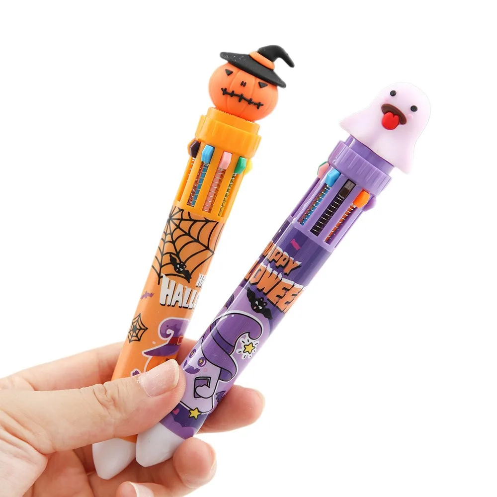 5–30 Stück Geister-Kürbis-Halloween-Themenstifte in zehn Farben, Halloween-Karneval-Partygeschenke, Geschenktütenfüller, Souvenirpreise, Geschenktüten – Detail 5