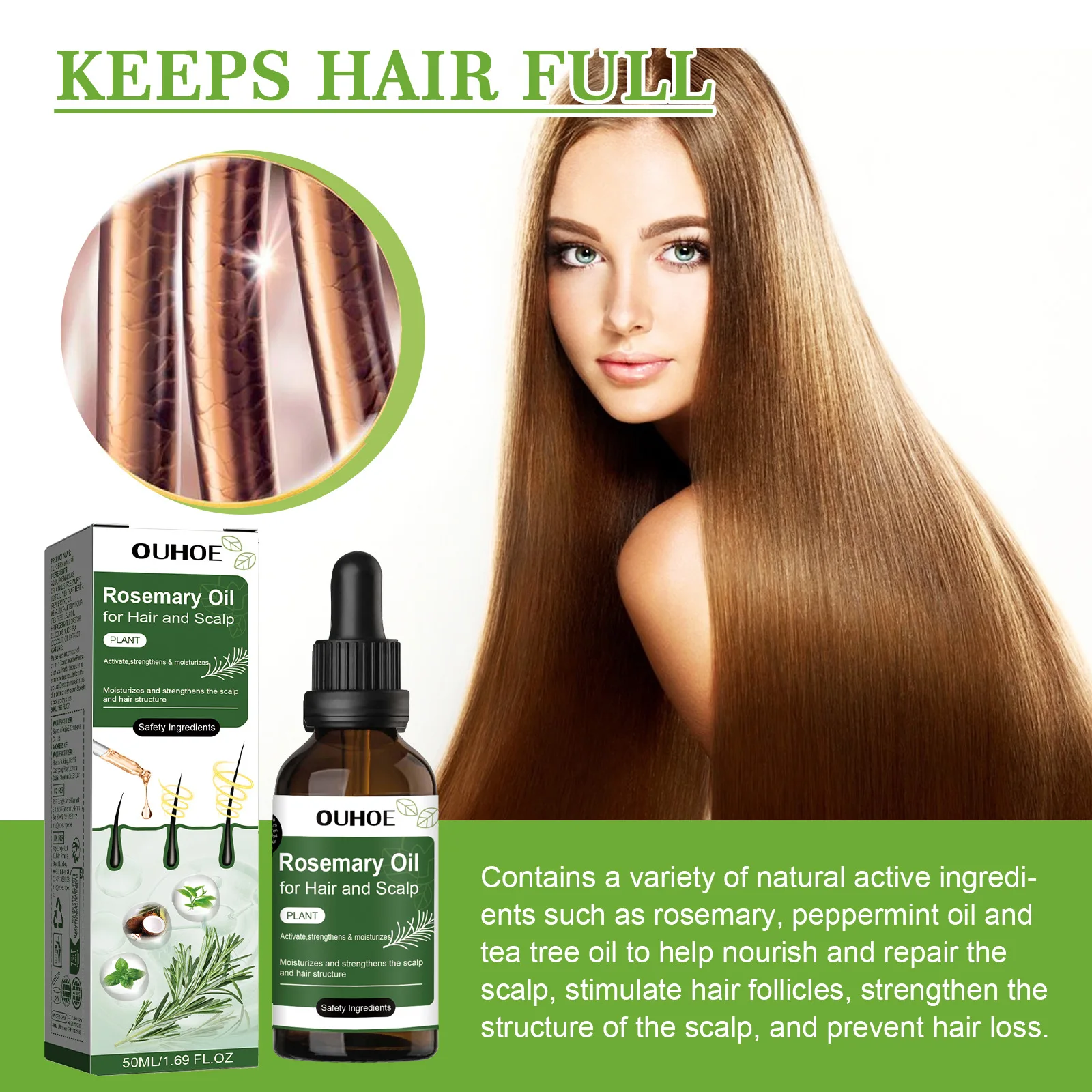 Deep Nourishment Hair Oil Repair Damaged Hair Treatment Conditioner Professional Hair Care