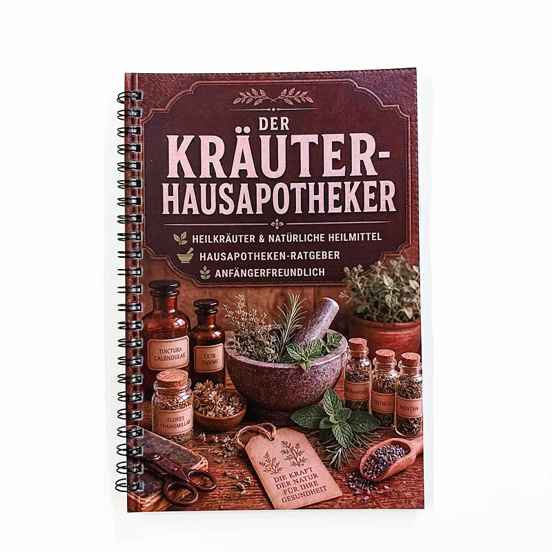 Health Wellness Journal - Carnet à spirale Der Kräuter-Hausapotheker, journal