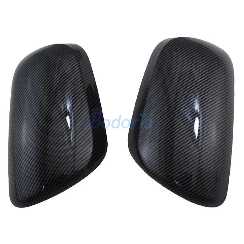 For Toyota Prius 2003 2004 2005 2006 2007 2008 Side Mirror Carbon Fiber Look Rear View Rearview Caps Trim Car Covers Overlays