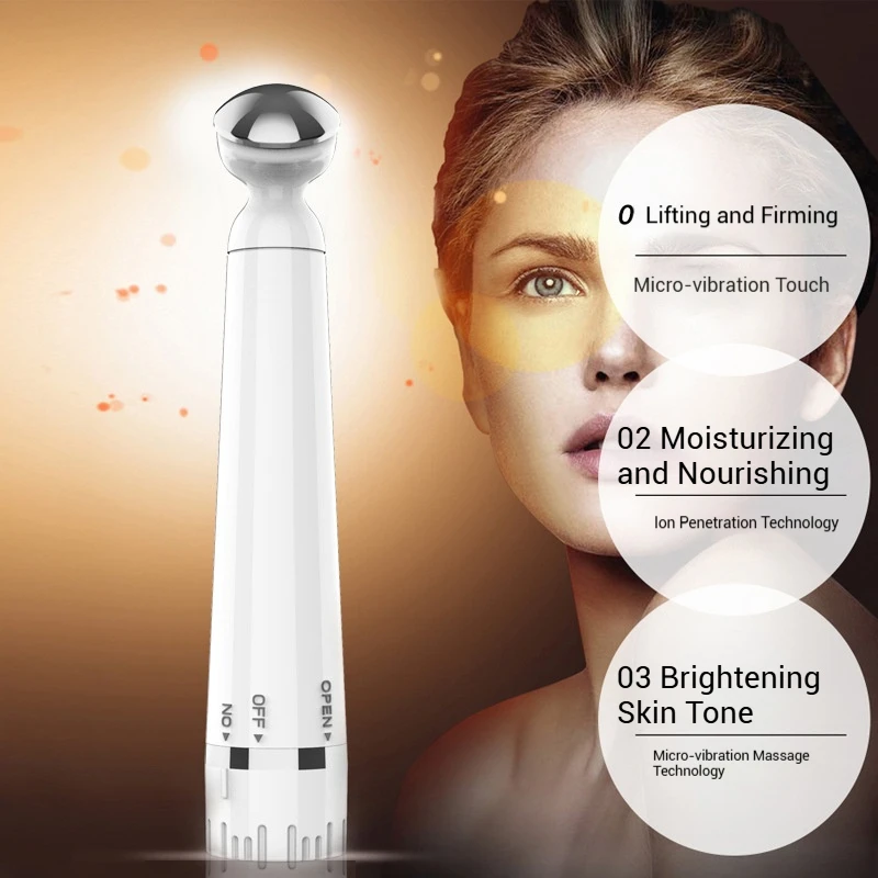 Home micro vibration eye massager, massager introduction device, electric eye beauty device, massage pen beauty device