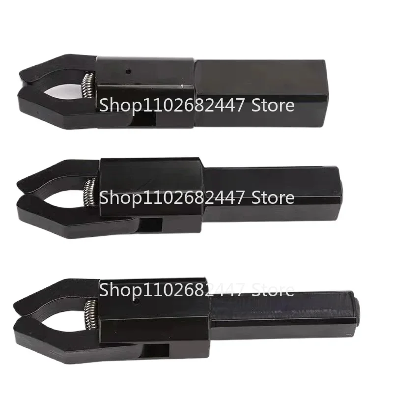 1PC Lathe Bar Puller CNC Automatic Lathe Feeder Pull Clip Round Square Handle 16-32mm For CNC Lathe Machine Service