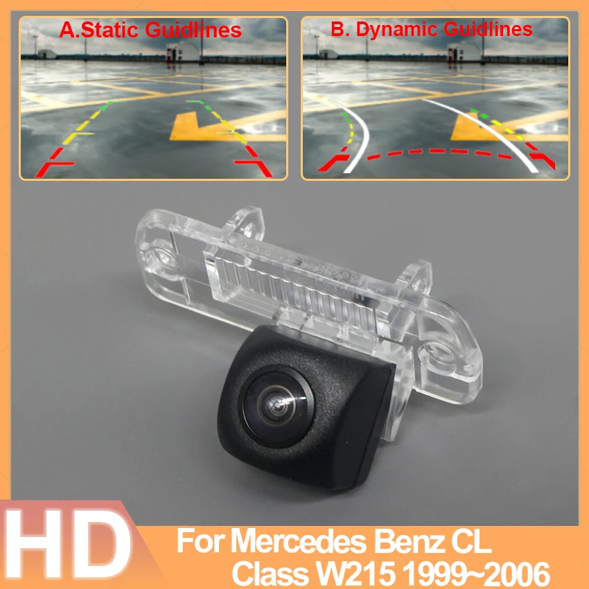 

Fisheye For Mercedes Benz CL Class W215 1999~2005 2006 Car Back up Parking Camera CCD HD Car Rear View camera Reversing Camera