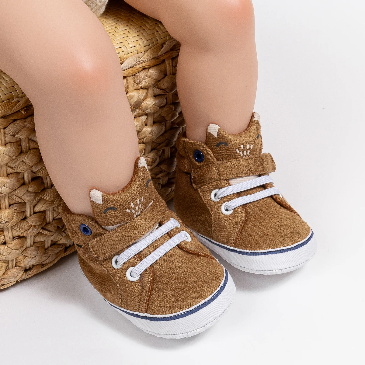 

Baby Girls Spring/Autumn New Style Fashionable/Soft Bear Cartoon Sneakers Casual Lightweight Hot Sale Kids Flat Toddler Shoes